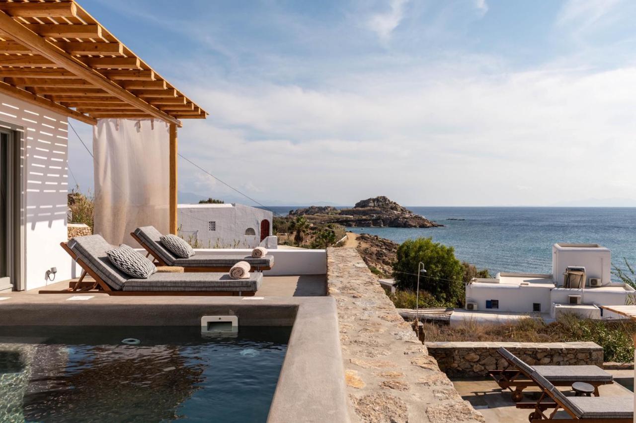 Trinity Mykonos - Beachfront Villa Platys Gialos  Esterno foto