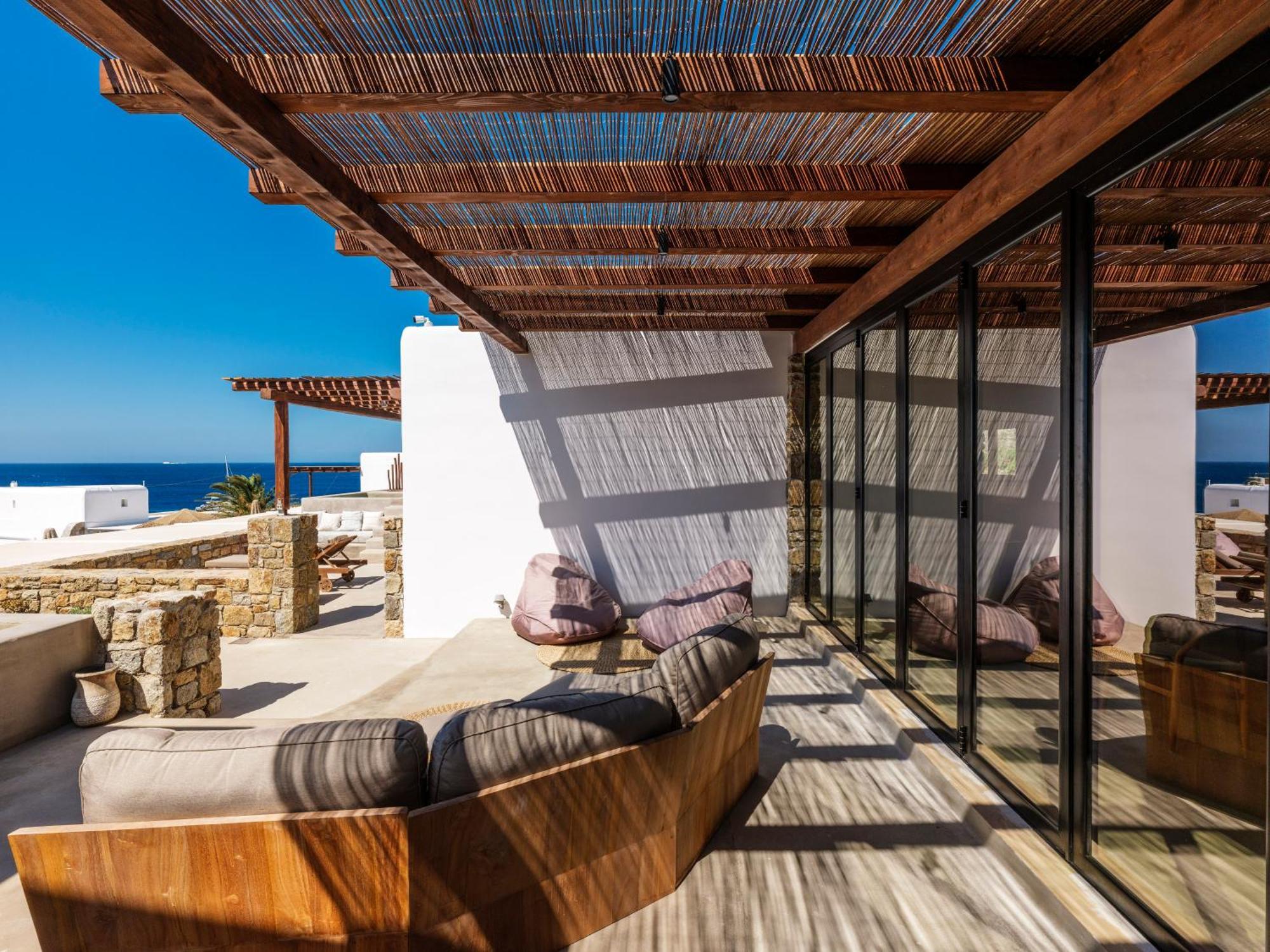 Trinity Mykonos - Beachfront Villa Platys Gialos  Esterno foto