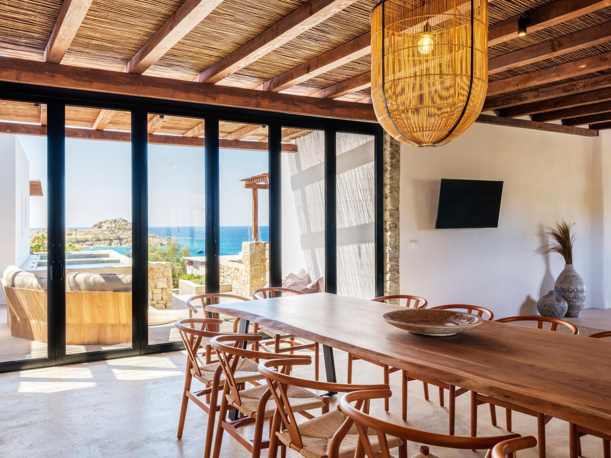 Trinity Mykonos - Beachfront Villa Platys Gialos  Esterno foto