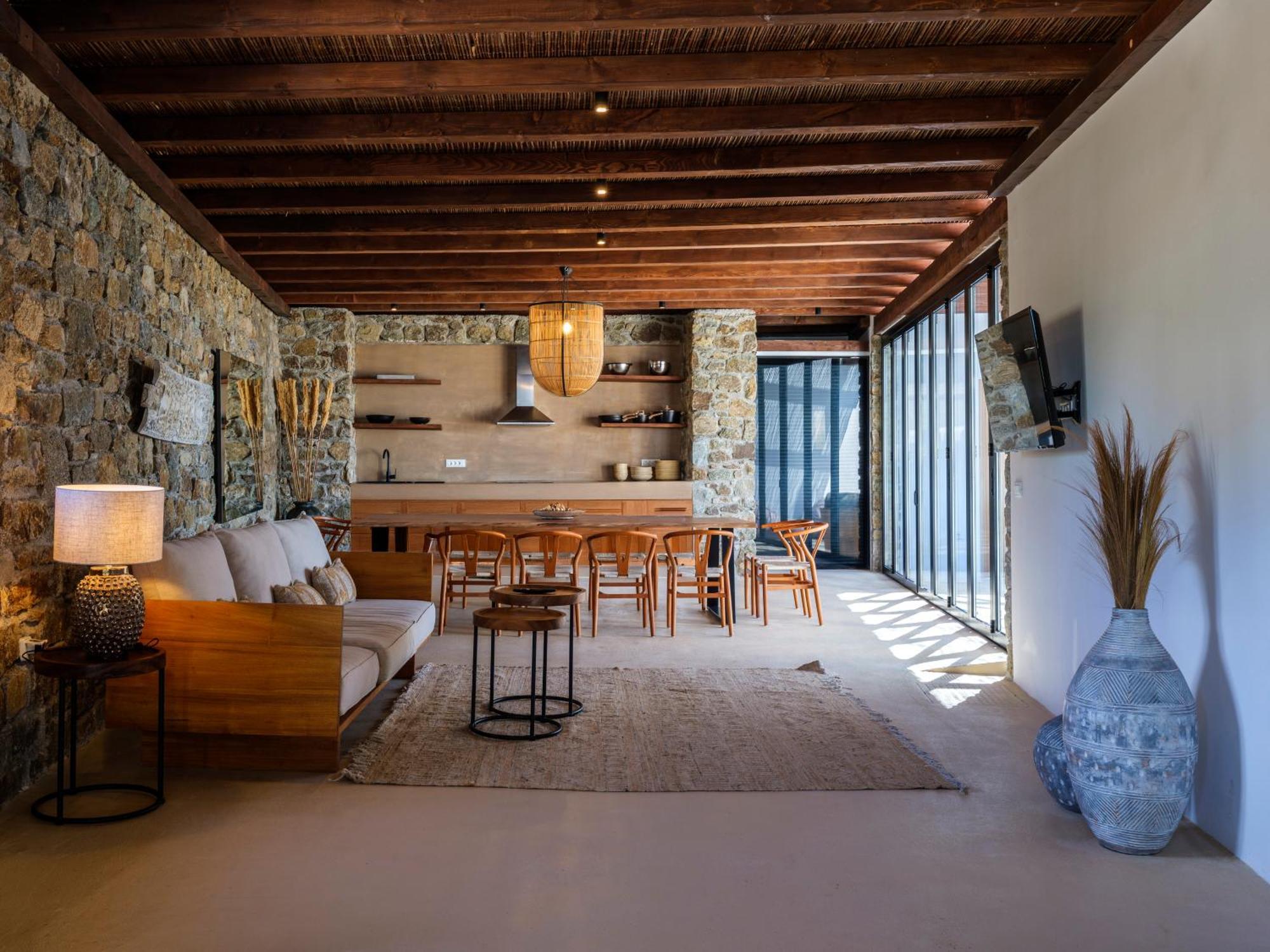 Trinity Mykonos - Beachfront Villa Platys Gialos  Esterno foto