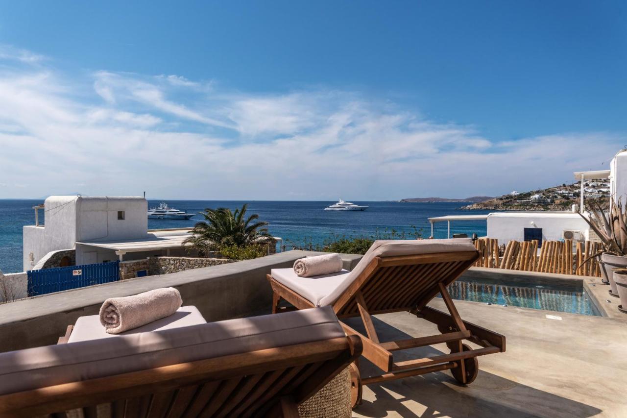 Trinity Mykonos - Beachfront Villa Platys Gialos  Esterno foto