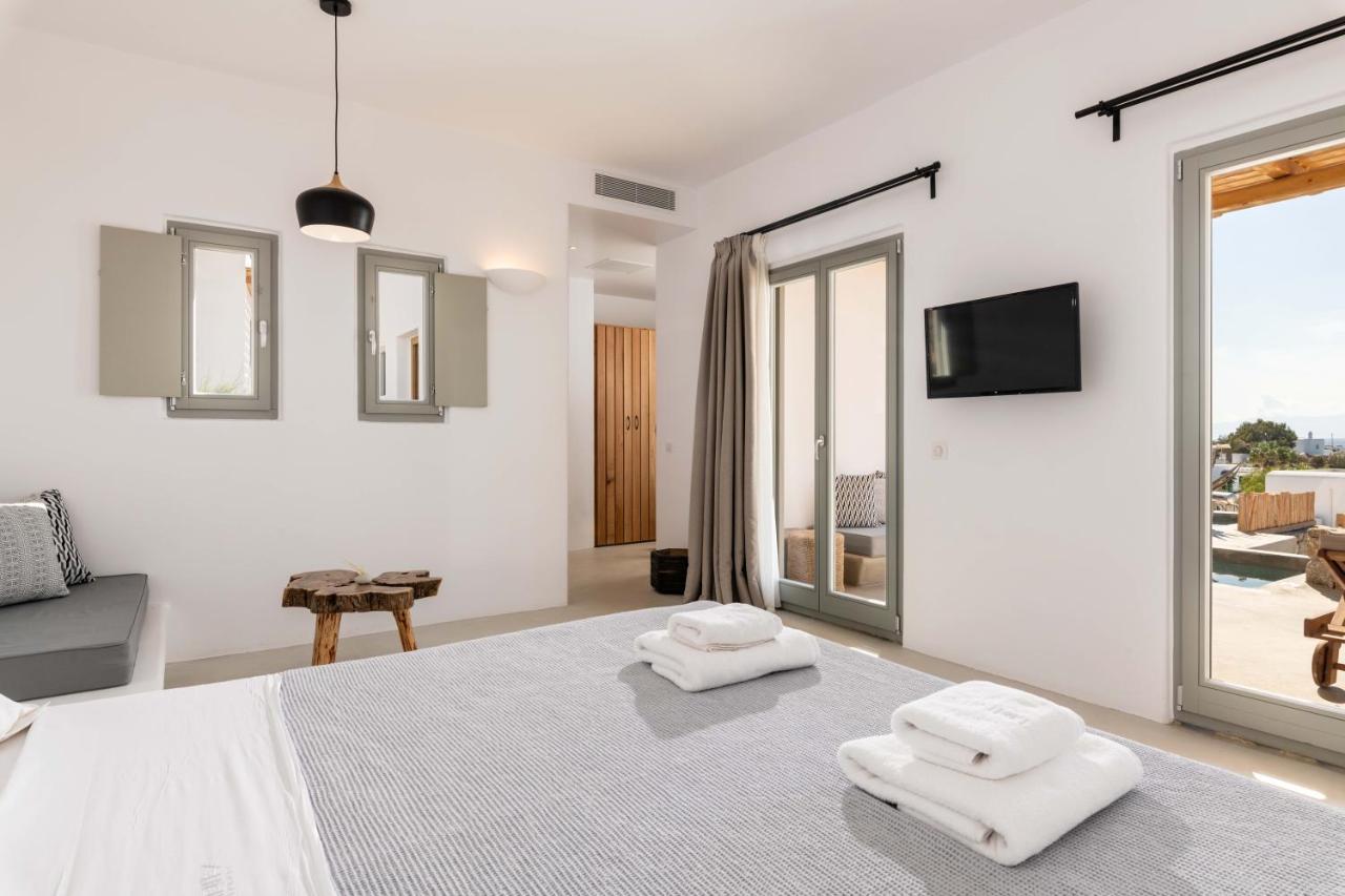 Trinity Mykonos - Beachfront Villa Platys Gialos  Esterno foto