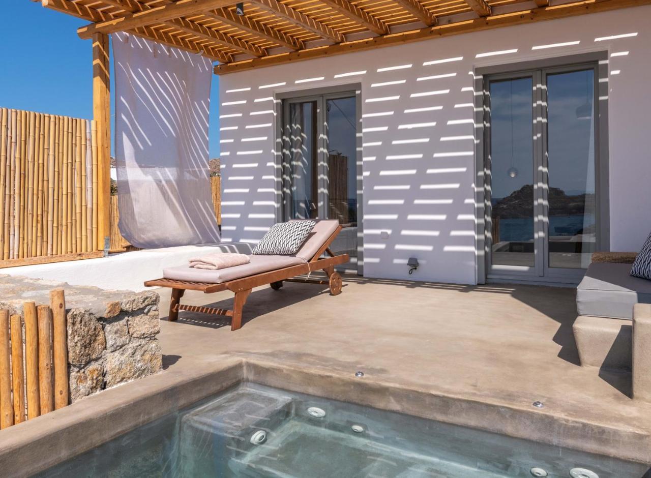 Trinity Mykonos - Beachfront Villa Platys Gialos  Esterno foto