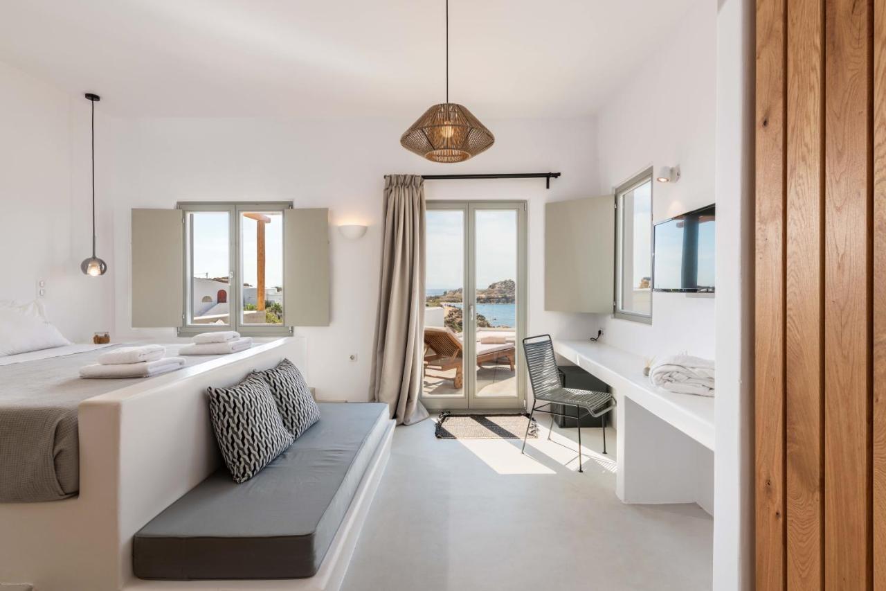 Trinity Mykonos - Beachfront Villa Platys Gialos  Esterno foto