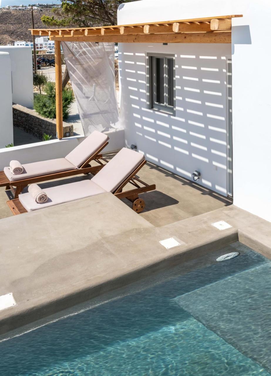 Trinity Mykonos - Beachfront Villa Platys Gialos  Esterno foto
