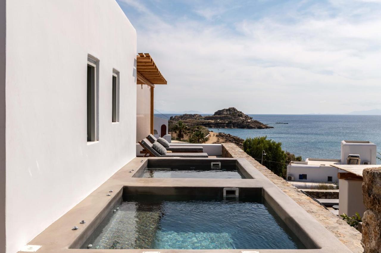 Trinity Mykonos - Beachfront Villa Platys Gialos  Esterno foto