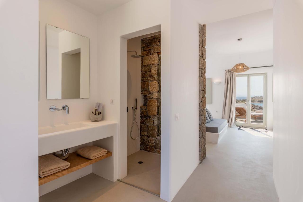 Trinity Mykonos - Beachfront Villa Platys Gialos  Esterno foto