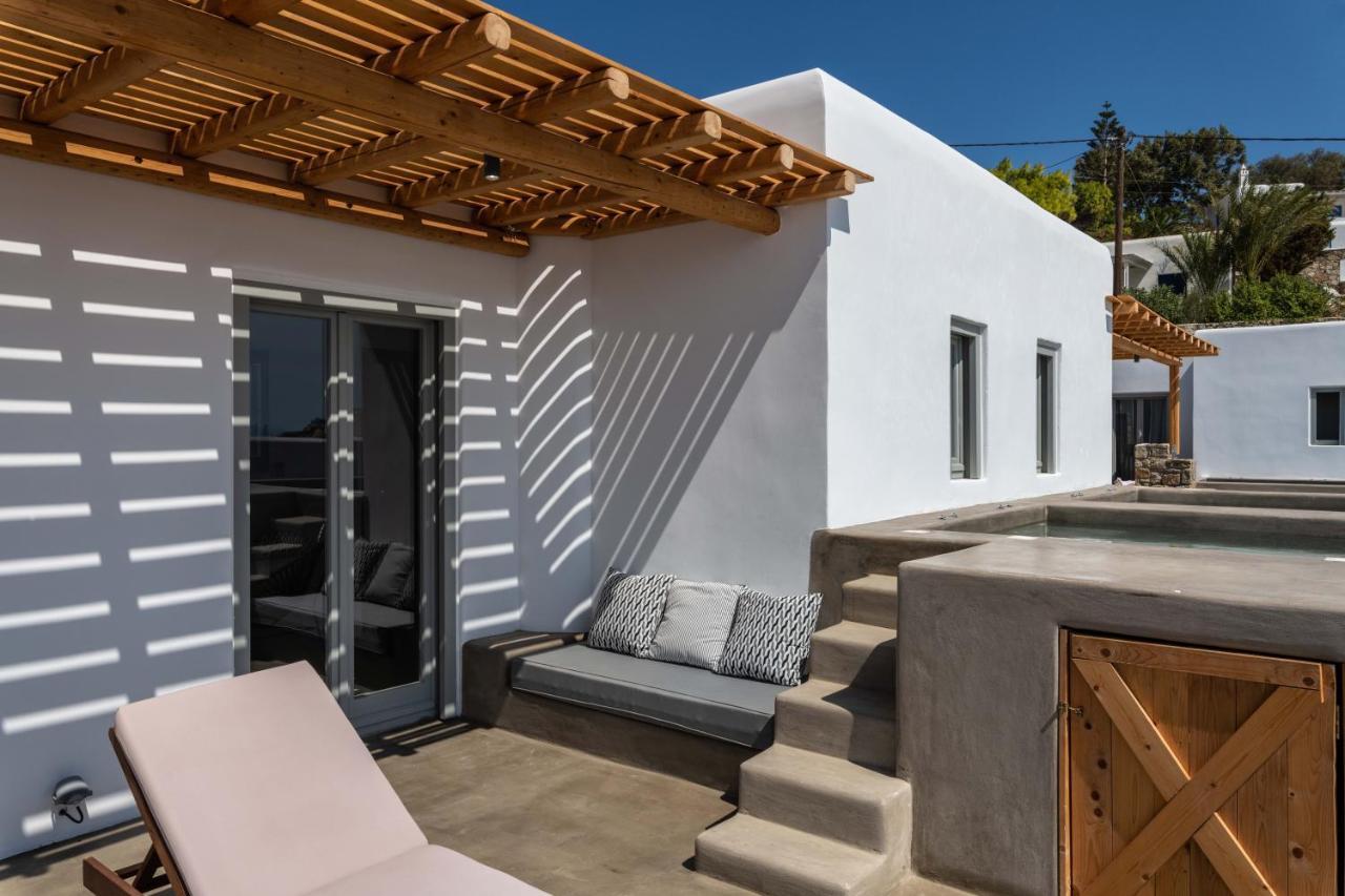 Trinity Mykonos - Beachfront Villa Platys Gialos  Esterno foto
