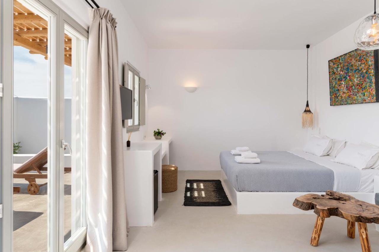 Trinity Mykonos - Beachfront Villa Platys Gialos  Esterno foto