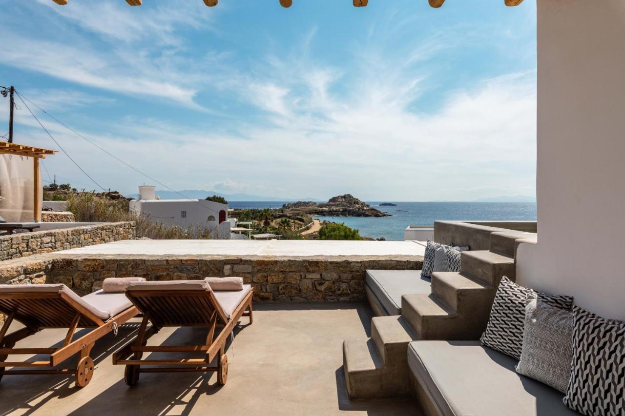 Trinity Mykonos - Beachfront Villa Platys Gialos  Esterno foto