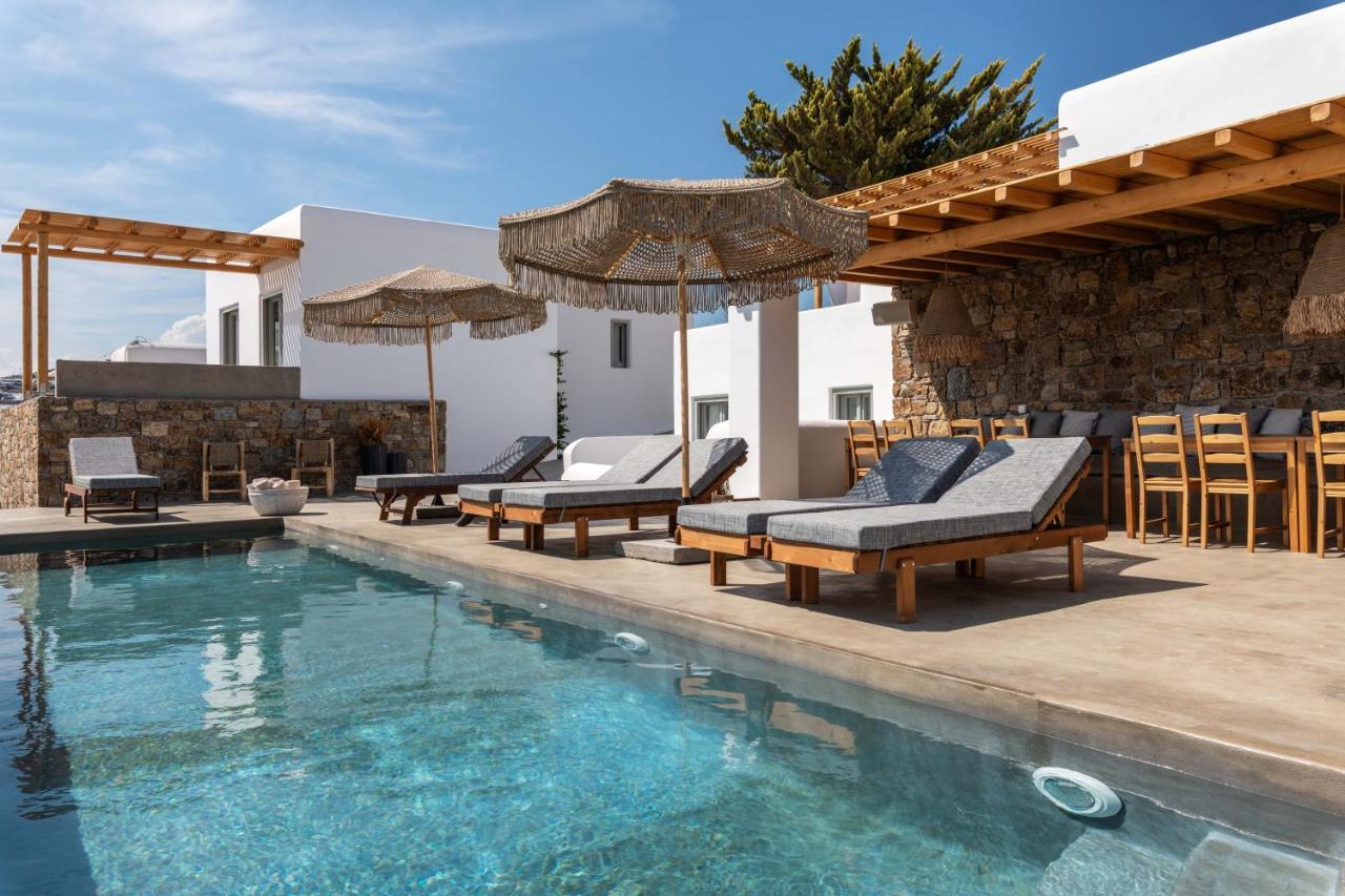 Trinity Mykonos - Beachfront Villa Platys Gialos  Esterno foto