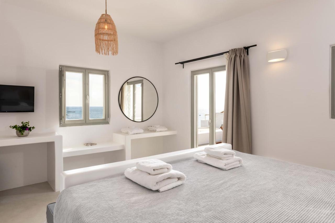 Trinity Mykonos - Beachfront Villa Platys Gialos  Esterno foto
