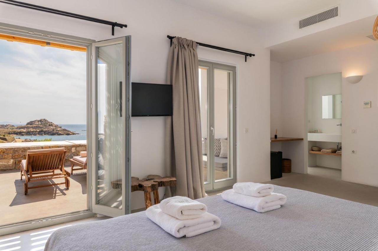 Trinity Mykonos - Beachfront Villa Platys Gialos  Esterno foto